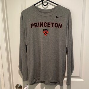 Princeton Nike Gray Long Sleeve Tee Men’s M